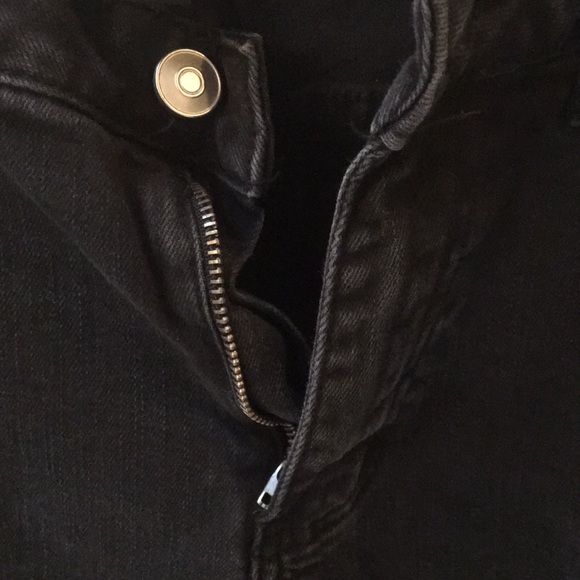 Men's Black Slim-Fit Jeans - Picture 4 of 5